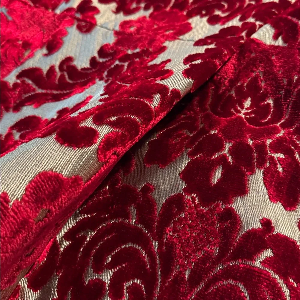 Alice + Olivia Red Brocade Jacket - Picture 8 of 8